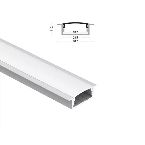 Strip Light üçün LED Düzbucaqlı Alüminium Profil