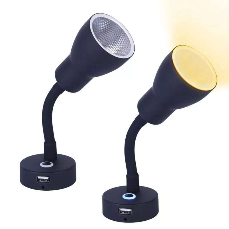 RV Car Motorhome LED USB Armatur İşıqları